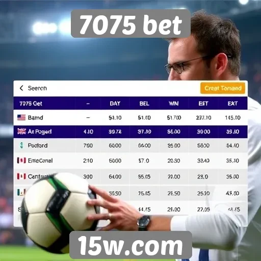 Comparativo de odds entre 7075 bet e concorrentes
